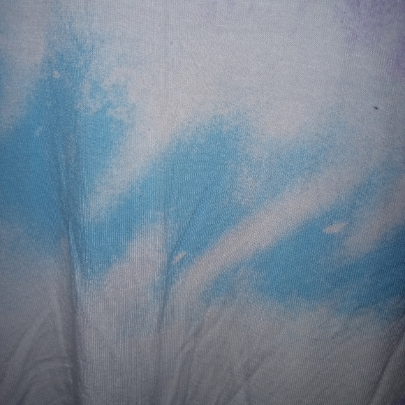 Miss Chevous Tie Dye Women's Shorr Sleeved Shirt Tie Dye Size L - Picture 5 of 6